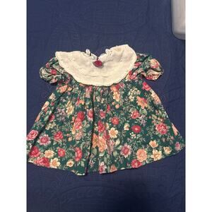 GUC Vintage Martha's Too Infant Girl's Dress Cotton Size 0-3 Months